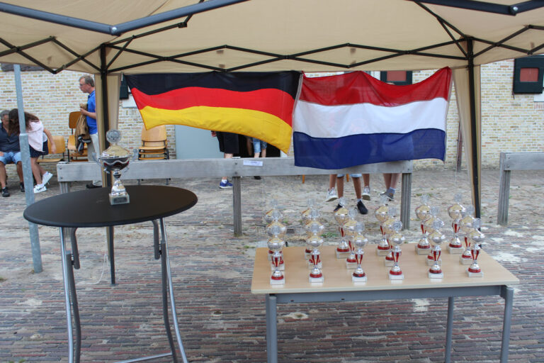 Zeer geslaagde interland Nederland tegen Duitsland De bekers…