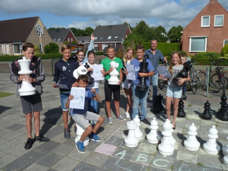 Schaaklessen op de Fontein Al voor het vierde…