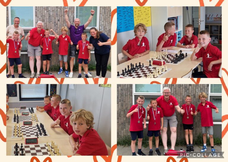 De Fontein plaatst zich voor de finale van het Basisschoolschaken